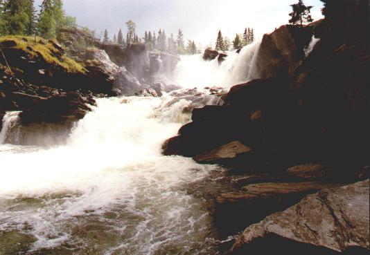 Wasserfall in der Nhe von Srna/Idre